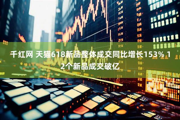 千红网 天猫618新品整体成交同比增长153% 12个新品成交破亿